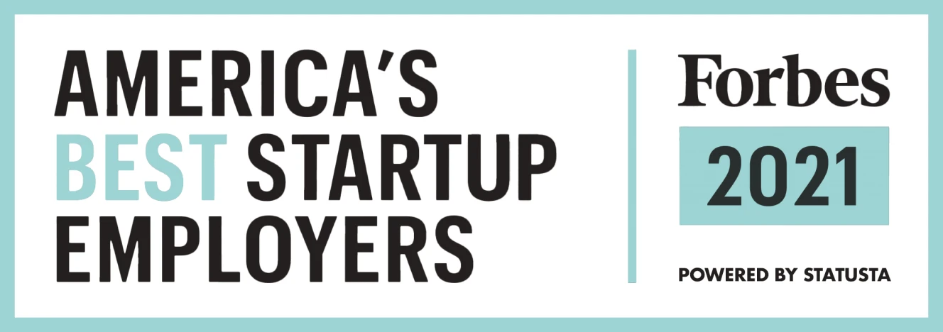 Forbes America's Best Startup Employers 2021