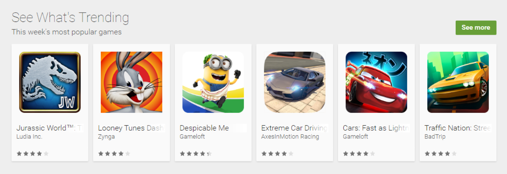 Optimized app title and description example in the Google Play Store
