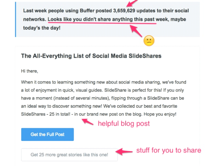 Example of an effective mobile app engagement email with clear call-to-action
