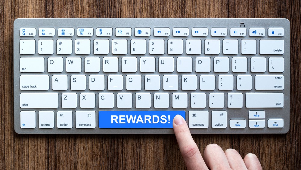App user receiving a reward or loyalty incentive on mobile