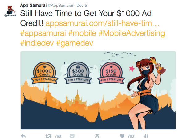 App Samurai free ad credit campaign committee members
