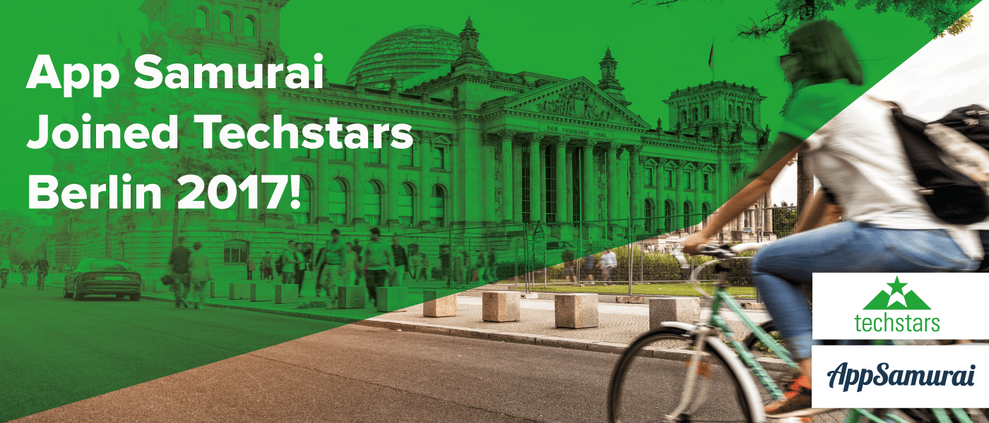 App Samurai joins Techstars Berlin 2017 announcement banner