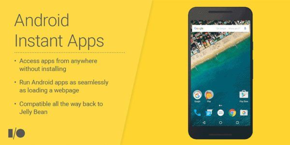 Android Instant Apps announced at Google I/O 2016