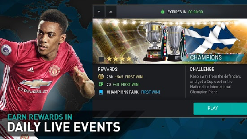 Mobile game surprise reward notification triggering unpredictable prize engagement