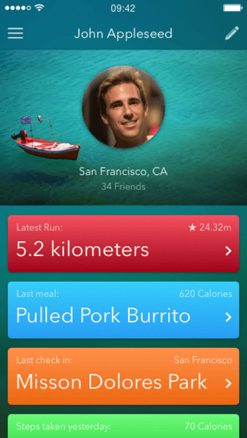 Sketch app interface showing mobile UI design canvas