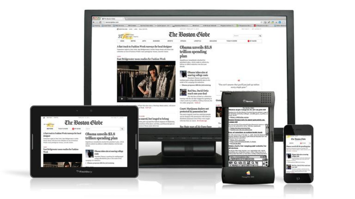 Mobile web advertising strategy elements on a smartphone screen