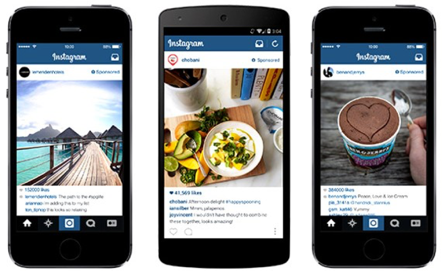 Instagram in-app ad example expanding to UK Australia and Canada