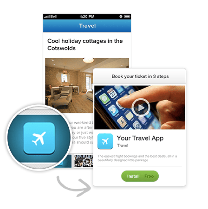 Hubbl contextual app recommendation targeting high-intent users on mobile