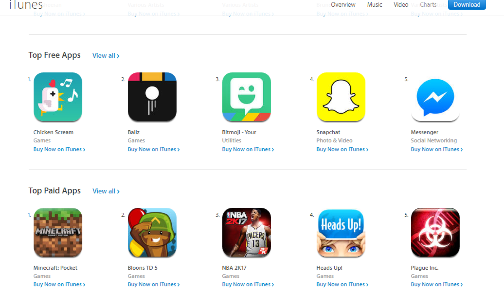 App Store featured section highlighting top apps in a category