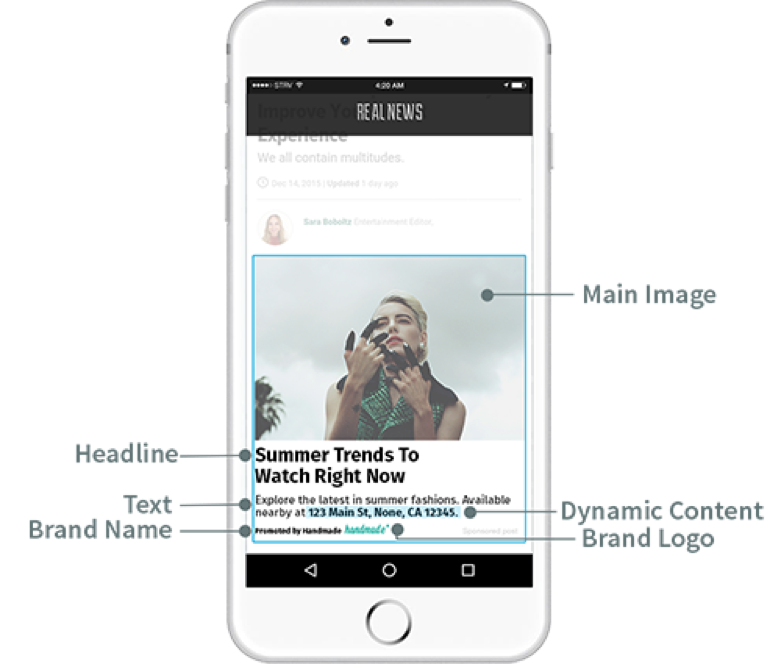 Dashboard for tracking and optimizing a location-based ad campaign