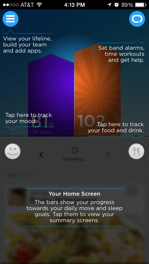 Mobile screen cluttered with overlapping coach mark tooltips and hints