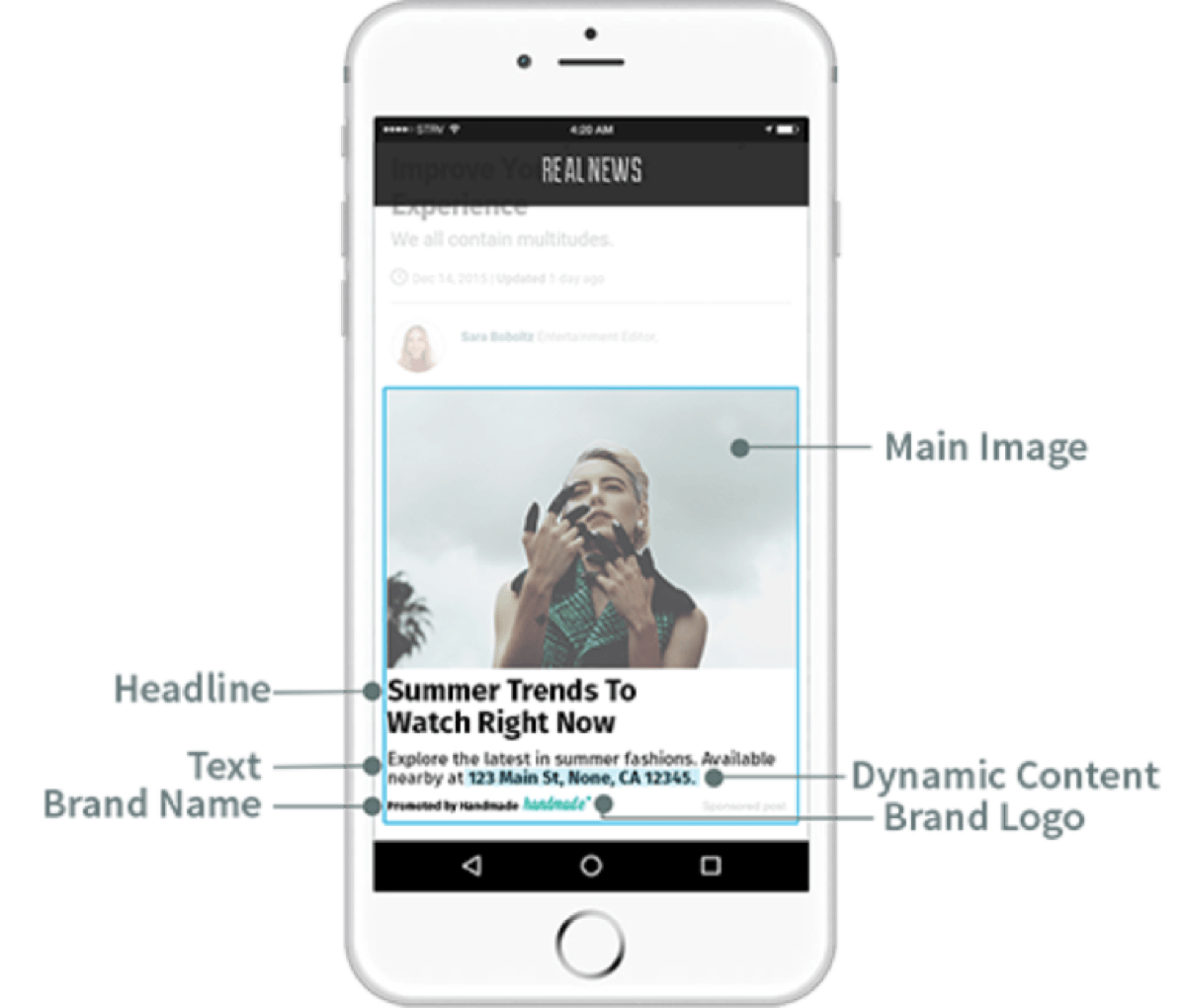 Location based mobile advertising targeting users by geography