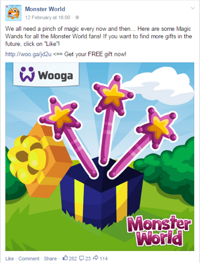 Promoting mobile games across social media networks