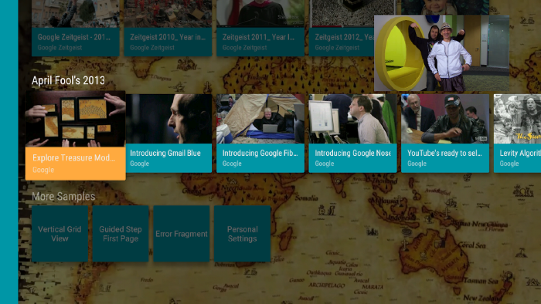 Picture-in-picture mode showing a video window overlaid on another Android app