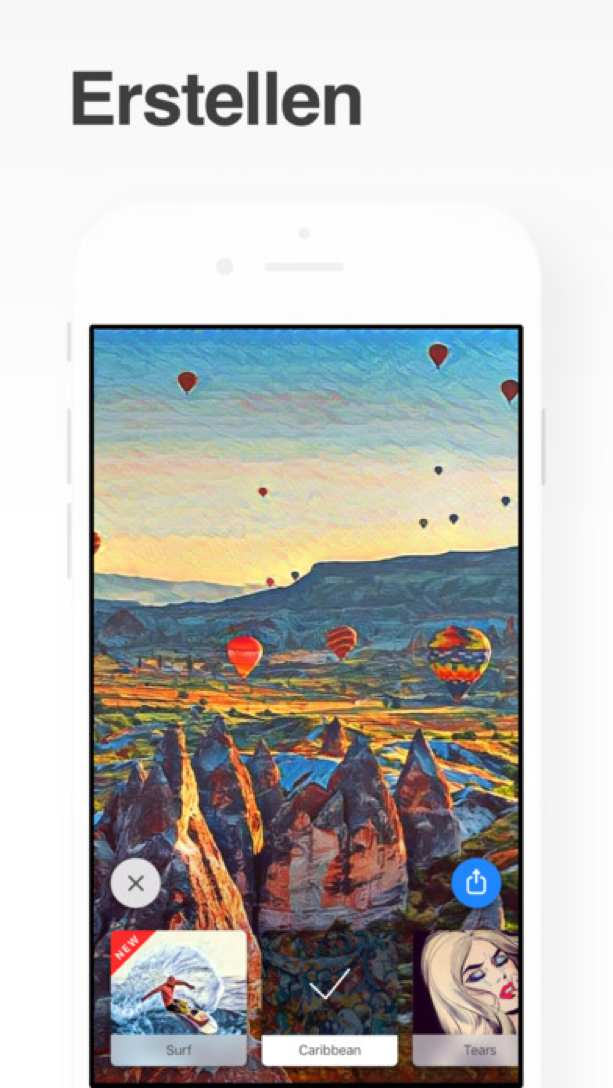 Prisma app store ranking chart in Austria showing top position
