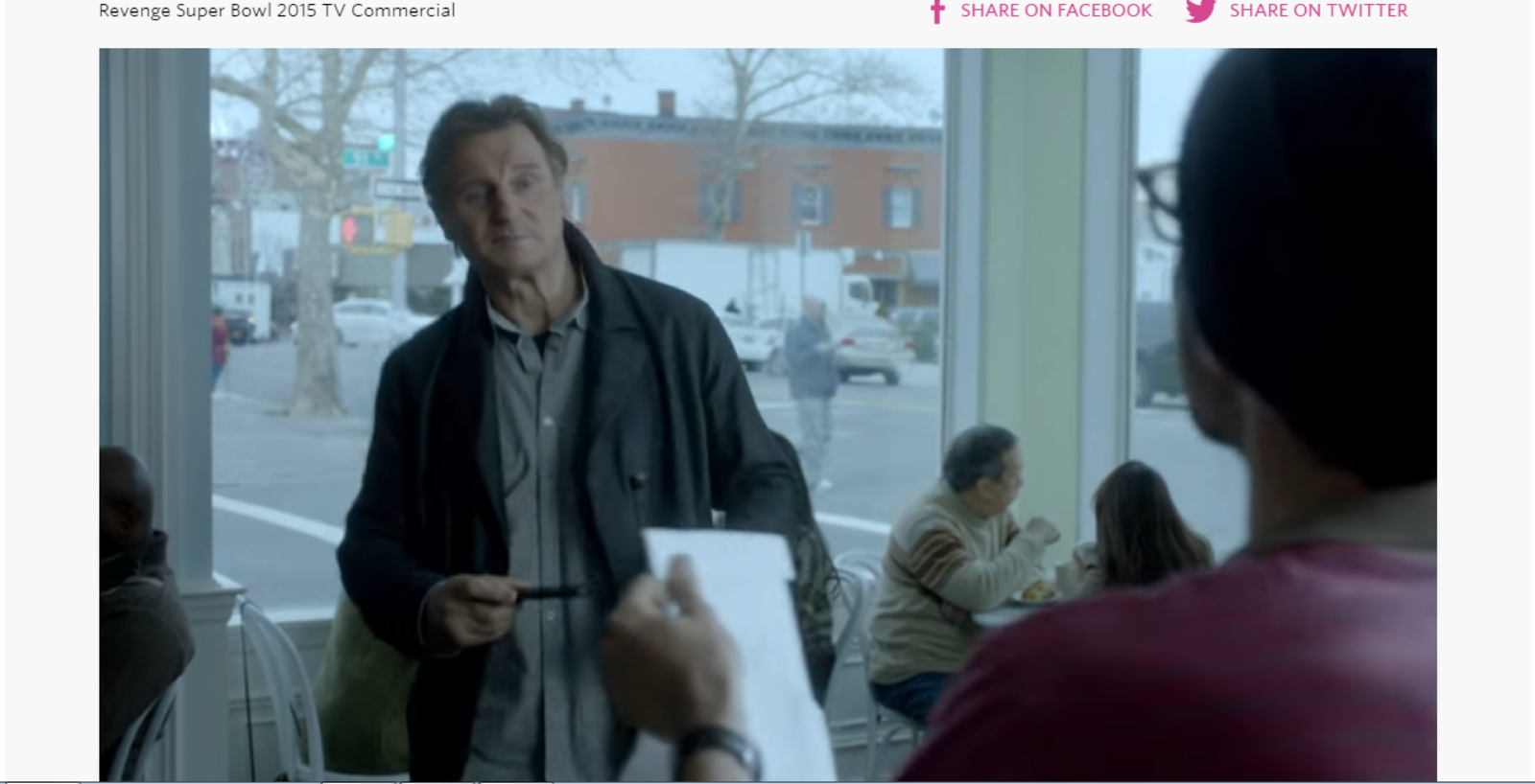 Liam Neeson starring in Clash of Clans Revenge Super Bowl 2015 ad