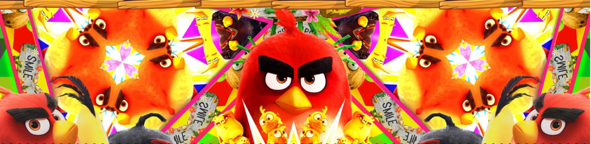 Angry Birds classic game characters and slingshot gameplay screen