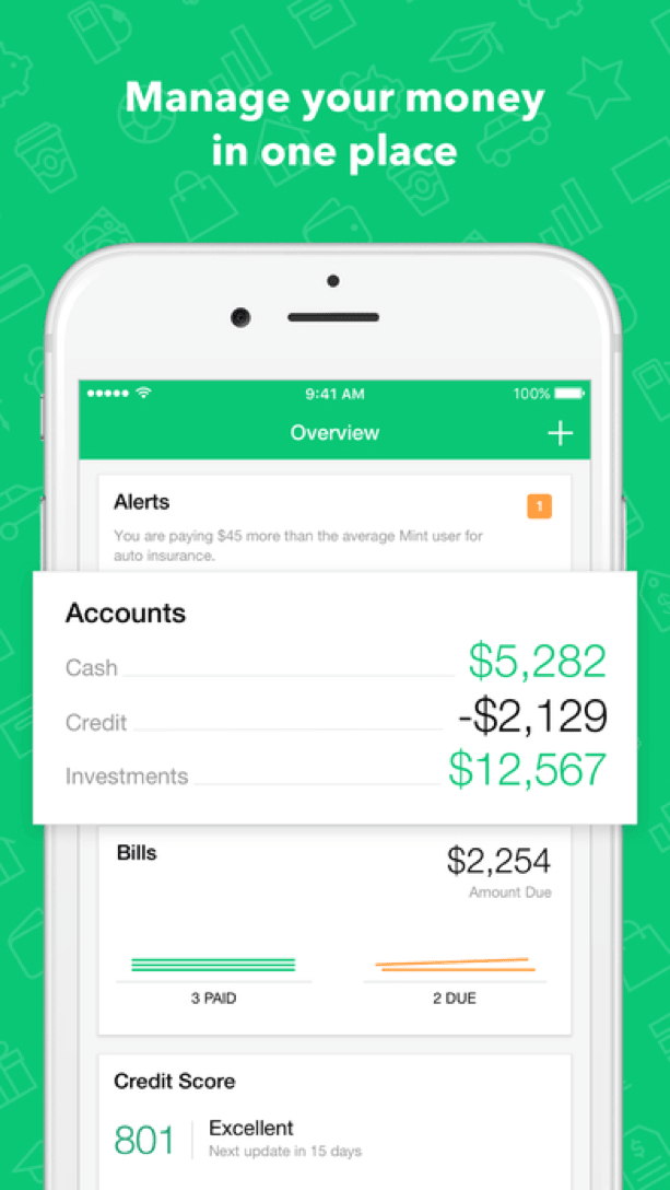 Mint personal finance app listing on the Apple App Store