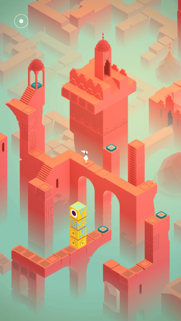 Monument Valley puzzle game on the Apple App Store
