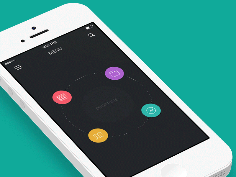 Life minimal app smooth screen transition animation example