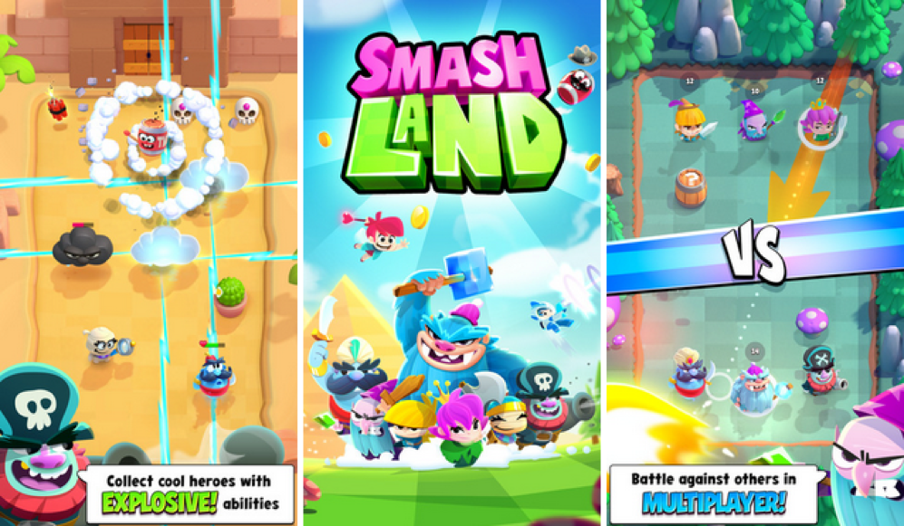 Person playing a casual mobile game on a smartphone