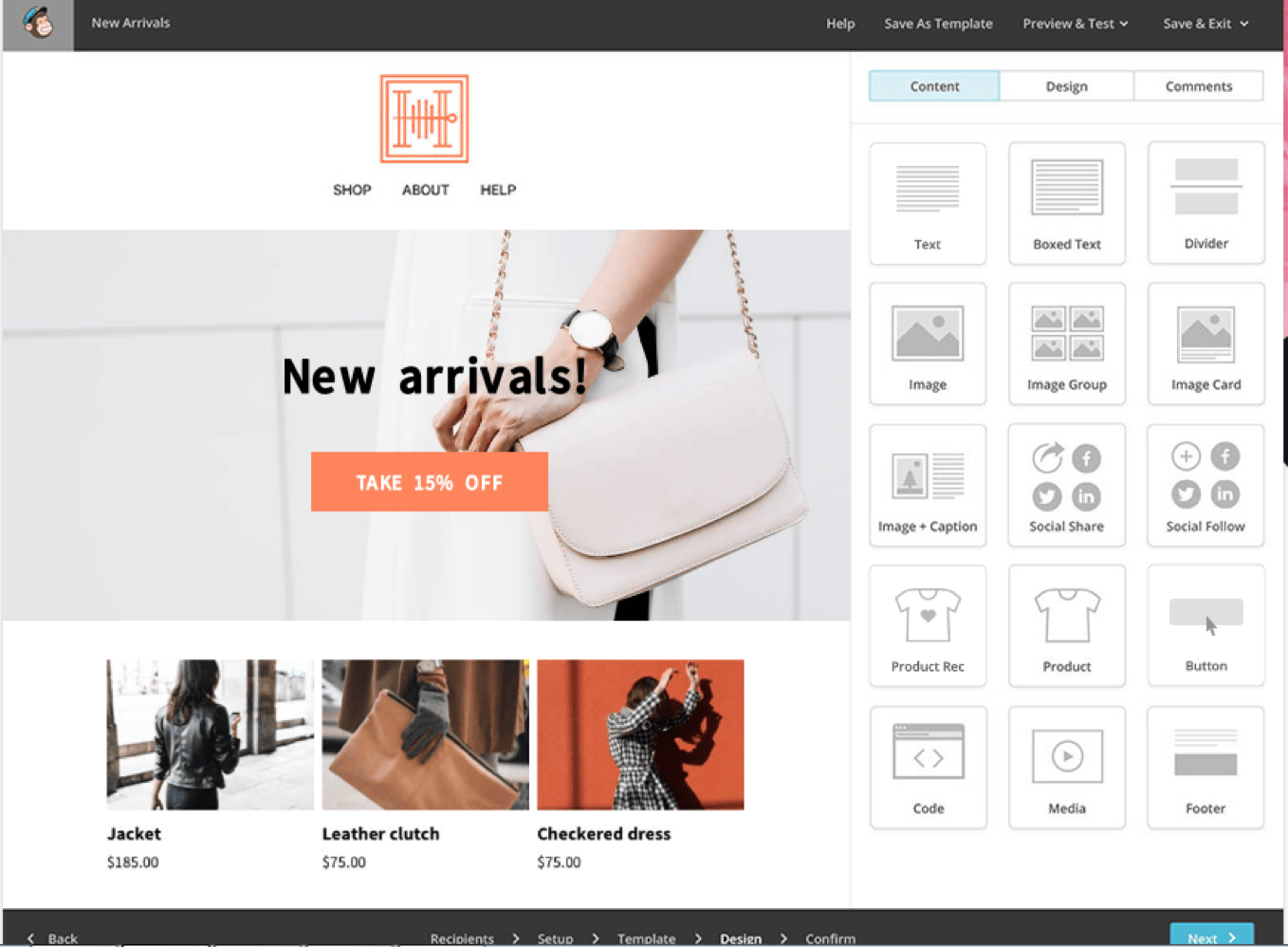 MailChimp email automation platform homepage