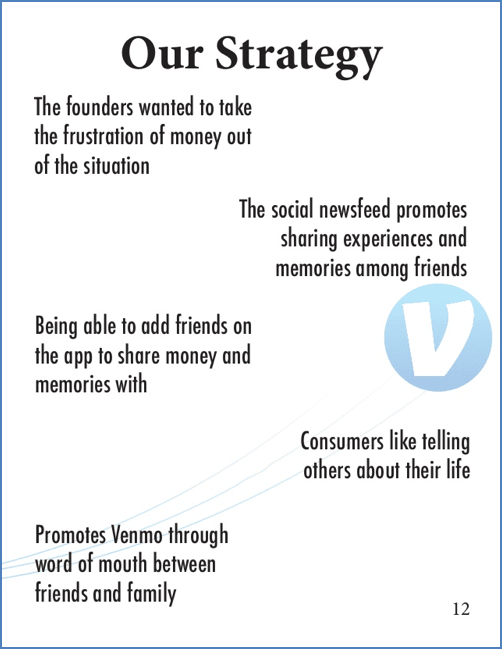 Venmo word-of-mouth growth strategy presentation slide