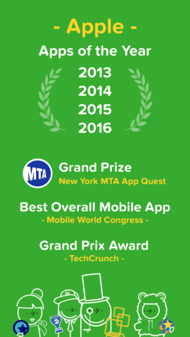 Citymapper app awards and nominations including Apple App of the Year