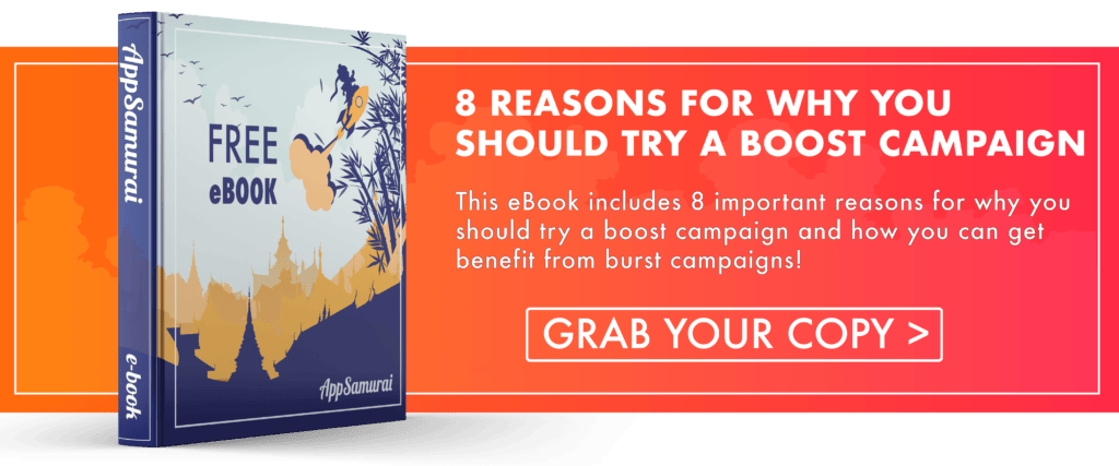 8 reasons to try a burst campaign promotional banner