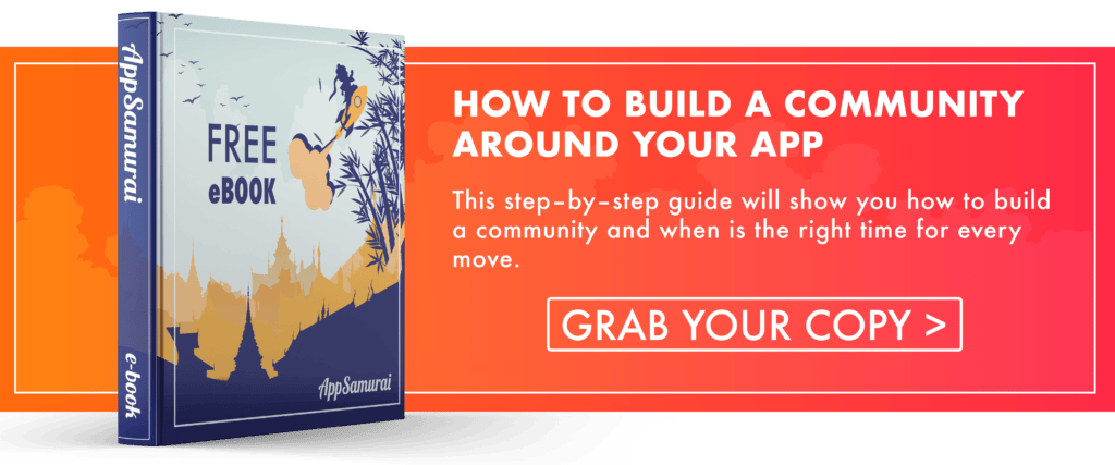 How to build a community around your app ebook call-to-action