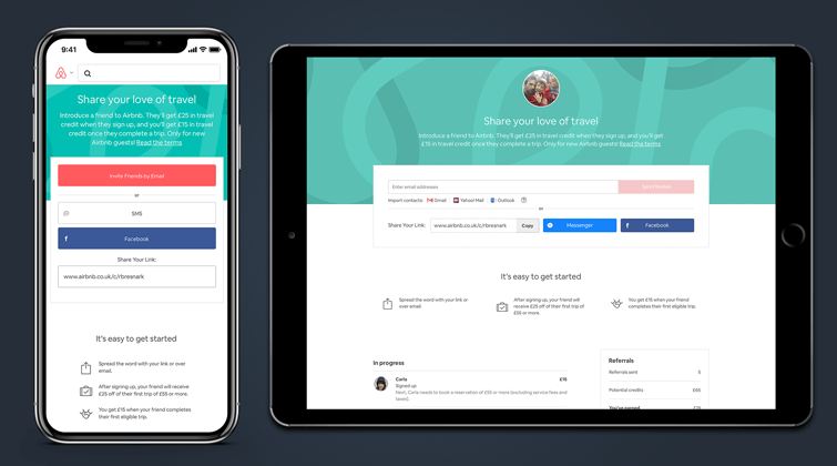 Referral program for Android apps