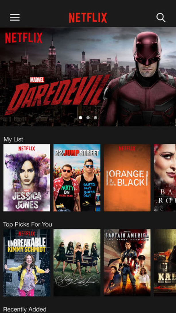 Netflix streaming app replacing cable TV with on-demand video content