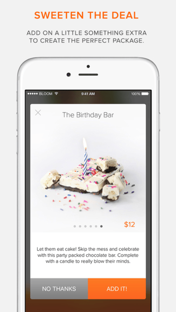 BloomThat flower delivery app for sending gifts with a few taps