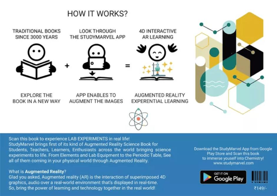 Mobile app using augmented reality for interactive education and training