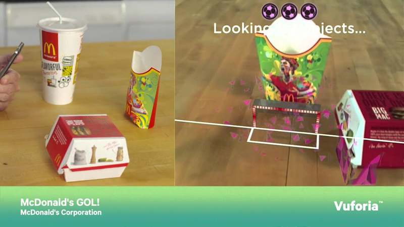 McDonalds augmented reality mobile campaign brand recognition example