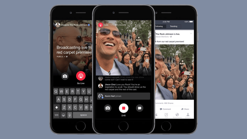 Facebook Live usage statistics among millennial audiences