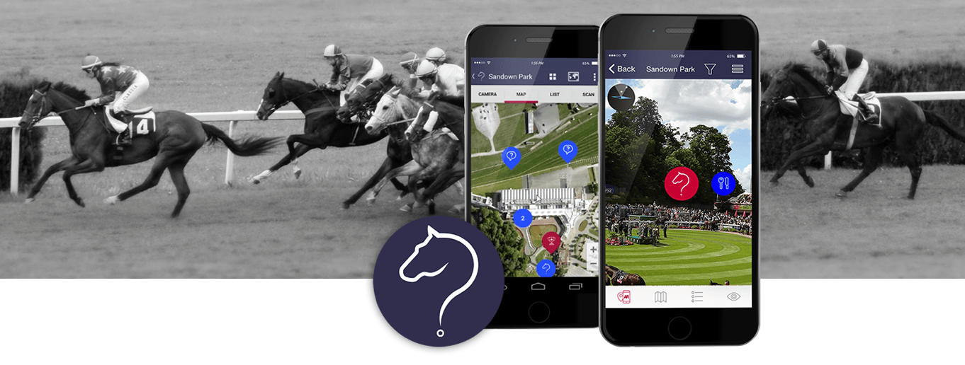Wikitude AR platform showcasing image recognition in a racing app