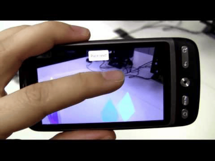 DroidAR location-based augmented reality framework demo for Android