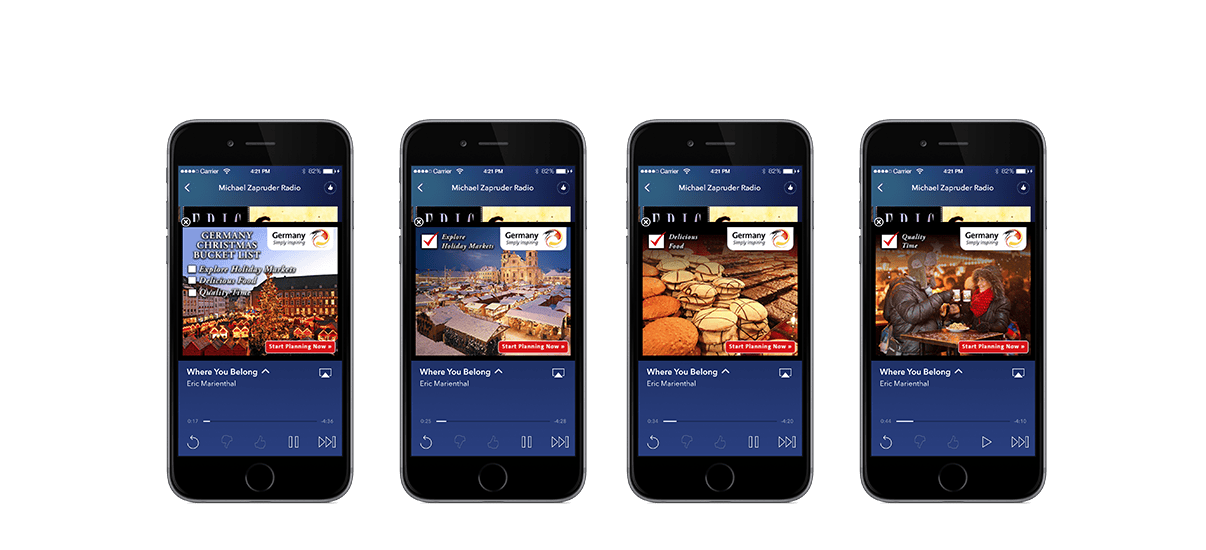 Pandora dynamic display ads example preventing ad fatigue