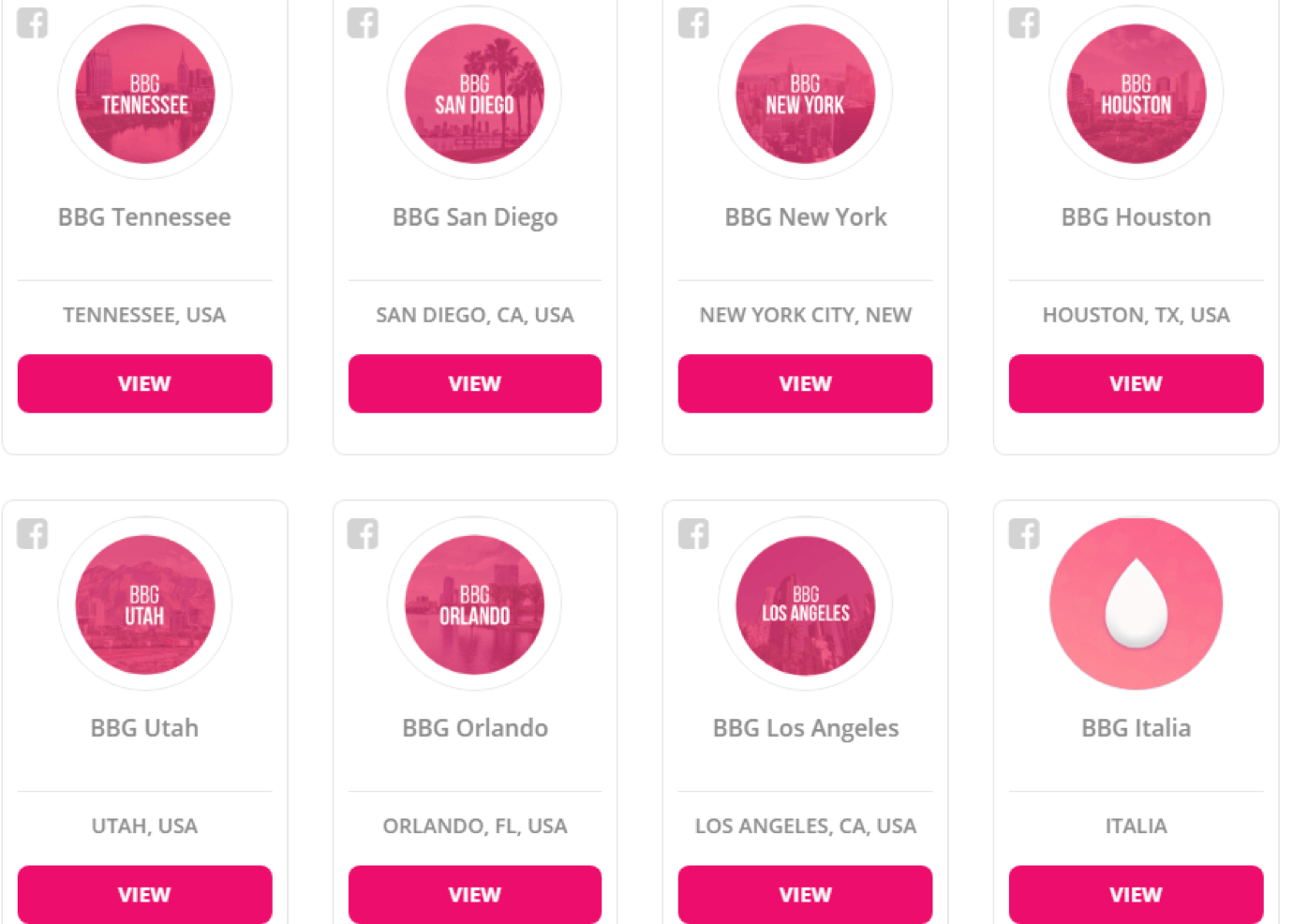 Kayla Itsines BBG community page showing worldwide fitness community