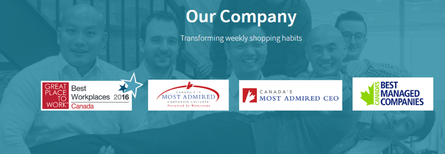 Flipp corporate About page highlighting company culture and history