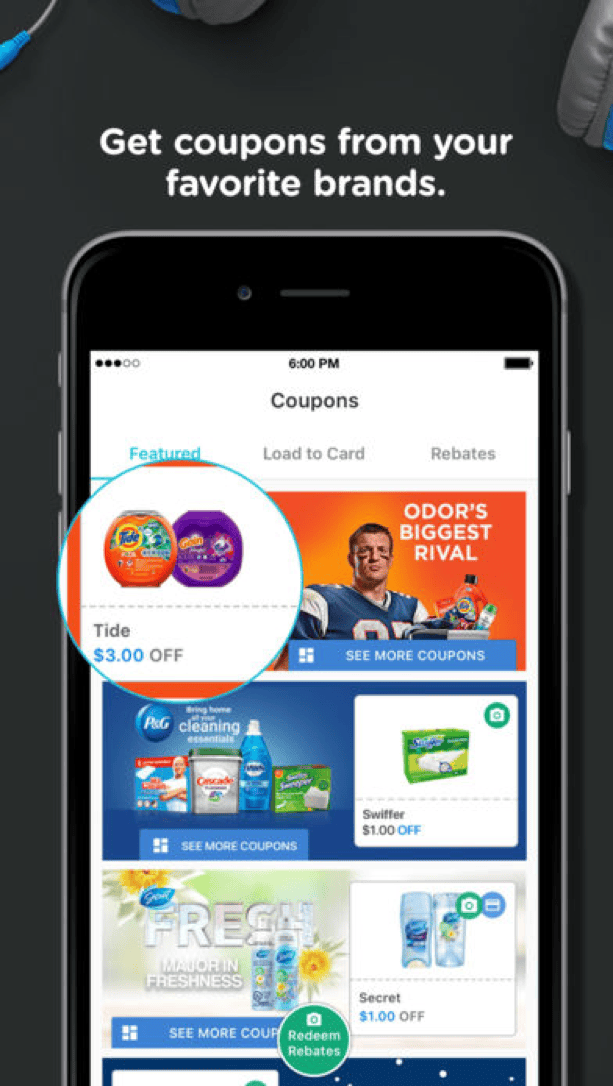 Flipp 2.0 grocery shopping list with money-saving deals