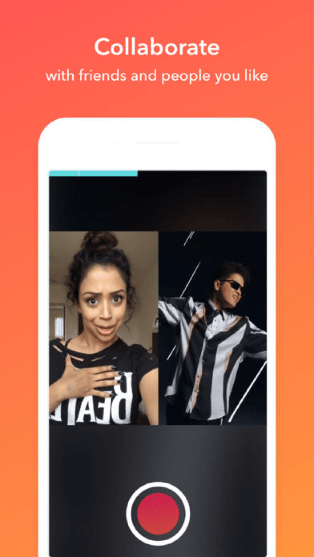Musical.ly app store listing highlighting social video creation and sharing
