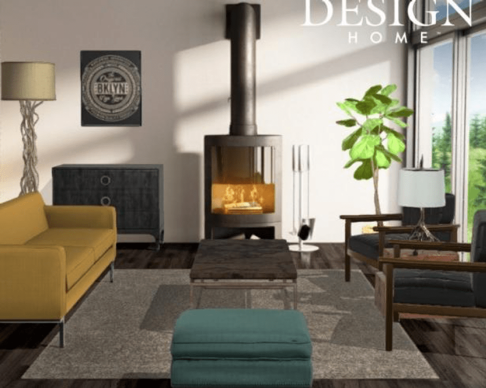 Design Home game featuring real branded furniture from partner designers