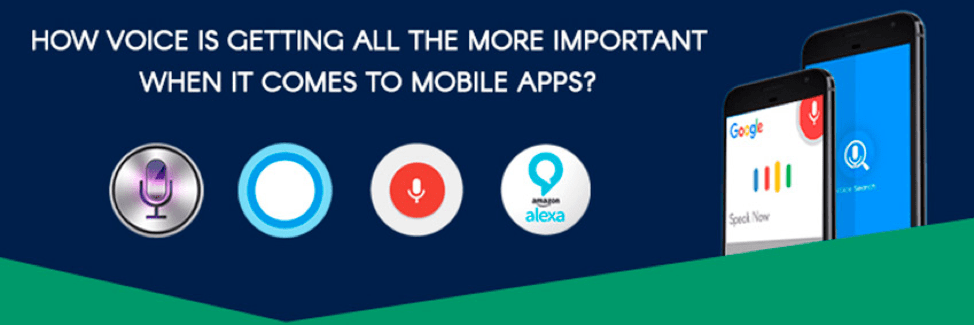 Voice search adoption trend in mobile apps 2018
