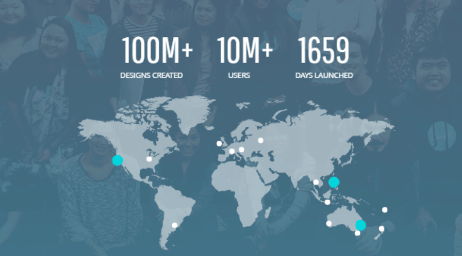 Canva team culture and workplace values highlighted on screen