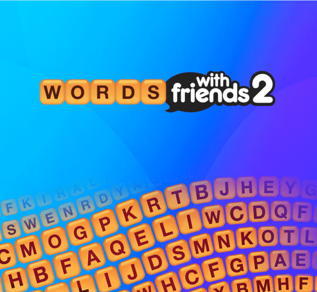 Words With Friends 2 gameplay screenshot showing the board and tiles