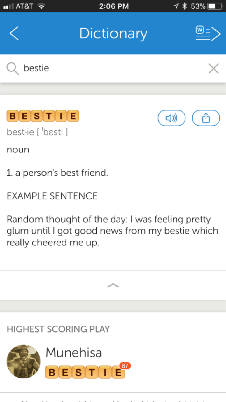 Words With Friends 2 Social Dictionary and updated game interface