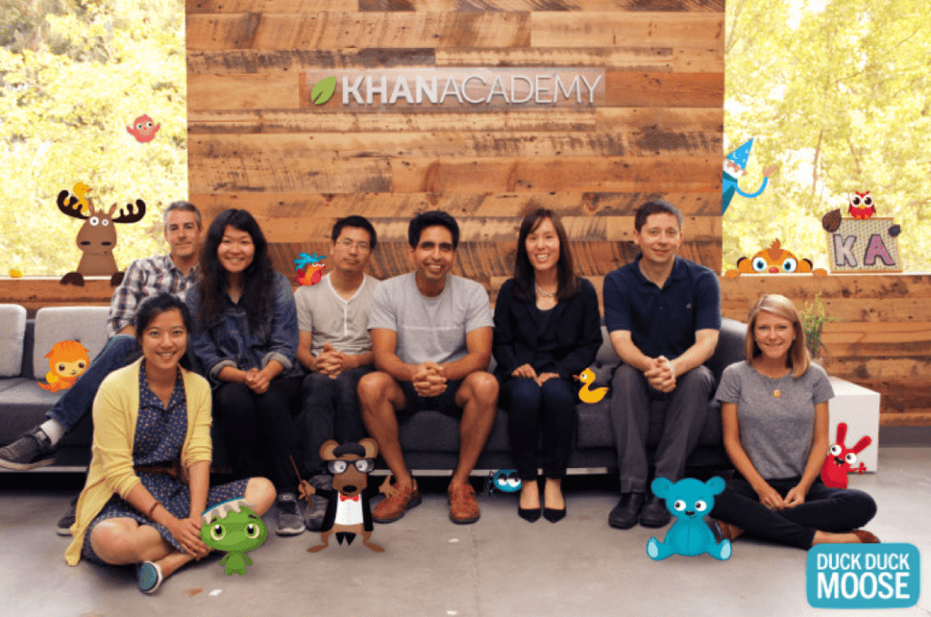 Khan Academy and Duck Duck Moose partnership for kids apps