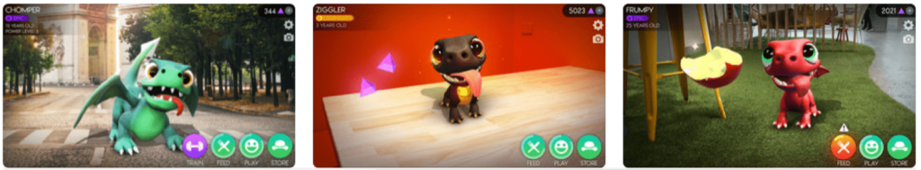 AR Dragon unique customizable dragon and rare collectible items